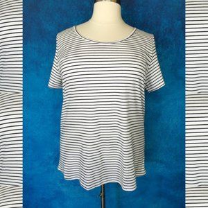 LulaRoe Striped Ribbed Tee 3XL